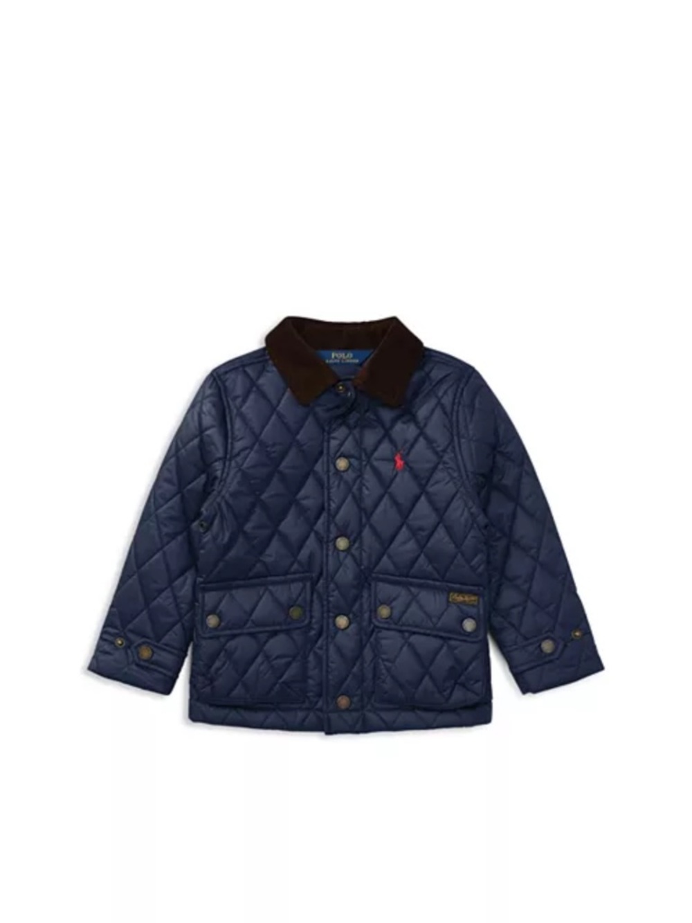LIKE NEW - Polo Ralph Lauren Navy Boys' Quilted Kempton Car Jacket